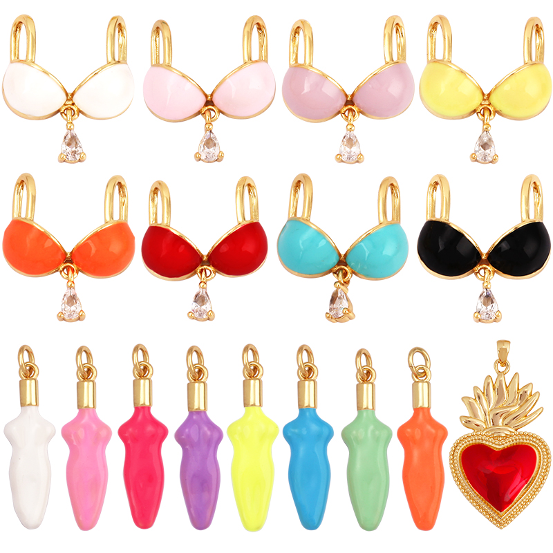 Body Jewelry Real Gold - My Bra Lady Girl Body Model