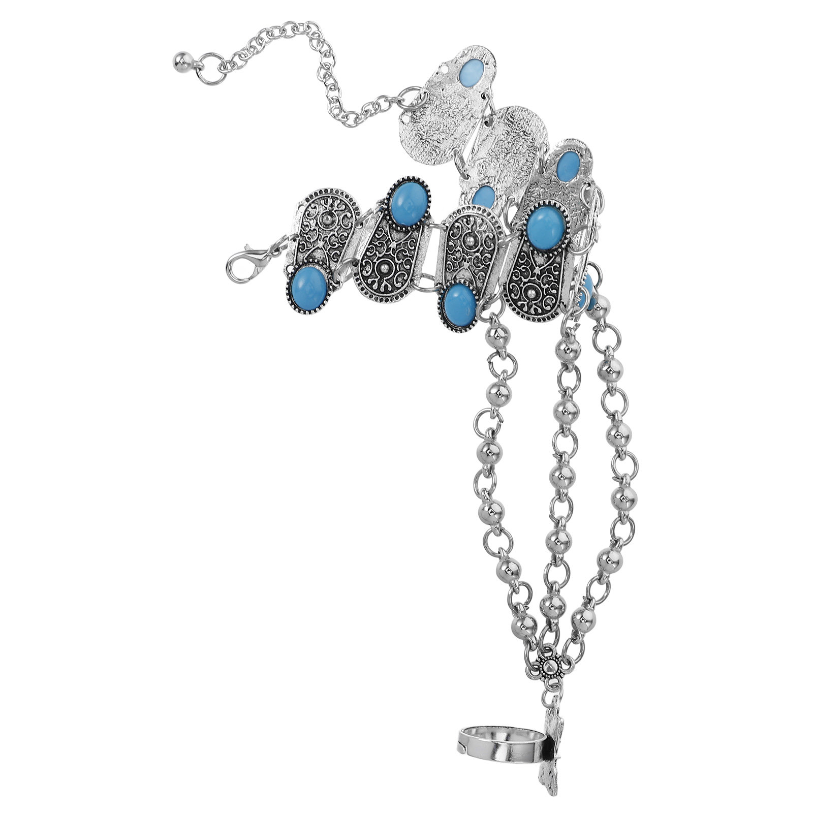 Body Jewelry Rings - Bracciale a Catena Boho Vintage con