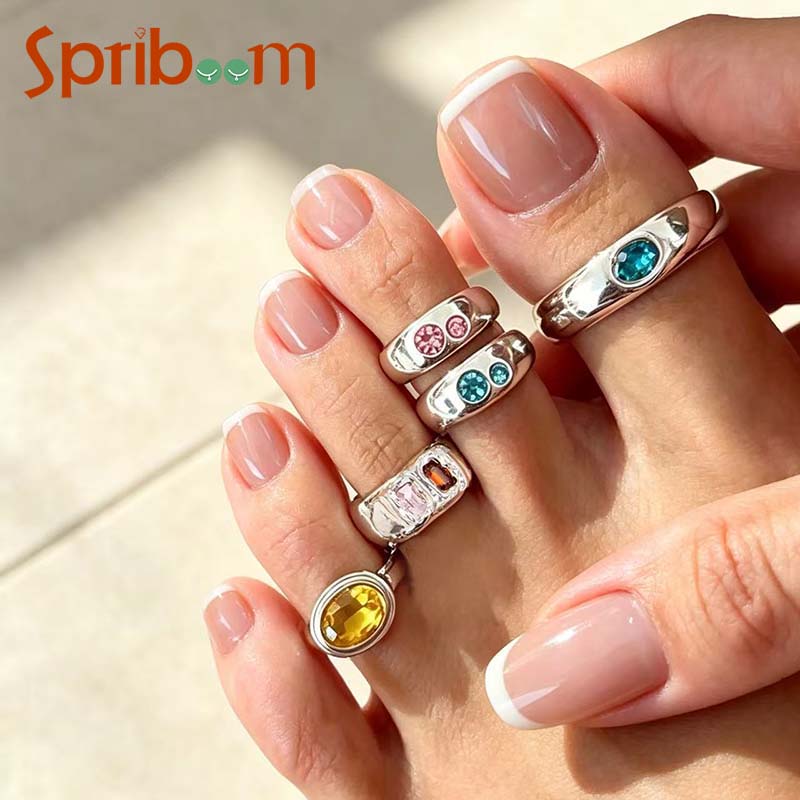 Body Jewelry Rings - Set di 5 Anelli per Piedi