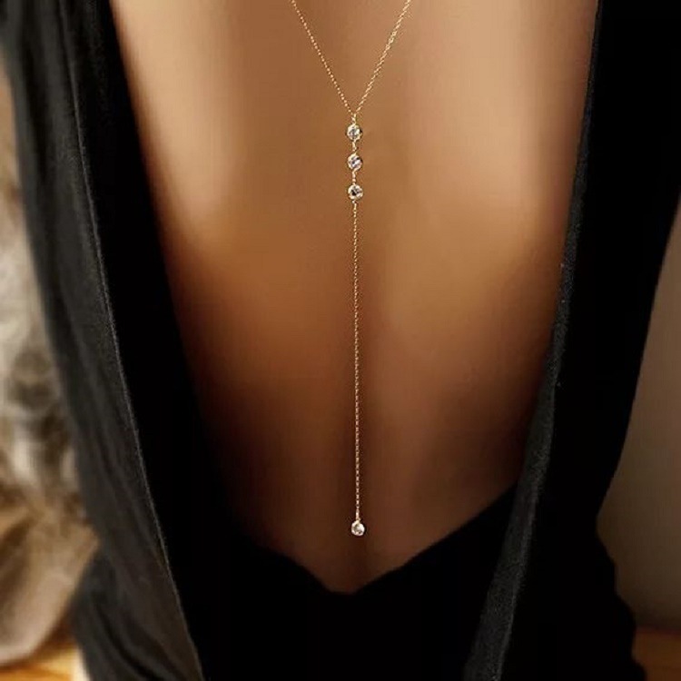 Body Jewelry Usa - Nuovo strass da donna sexy collana