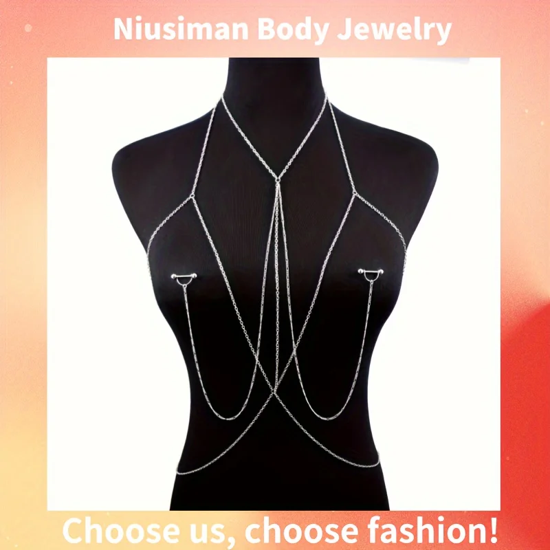 Body Jewelry Rings - 1 catena per il corpo elegante