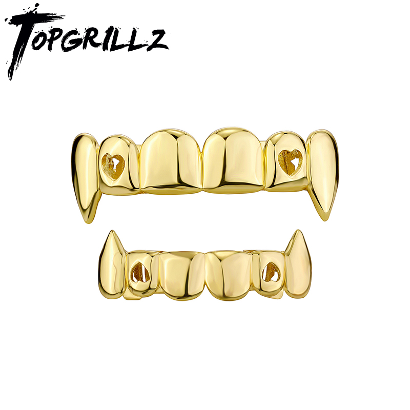 Body Jewelry Real Gold - TOPGRILLZ Gold Silver Plated HIP HOP