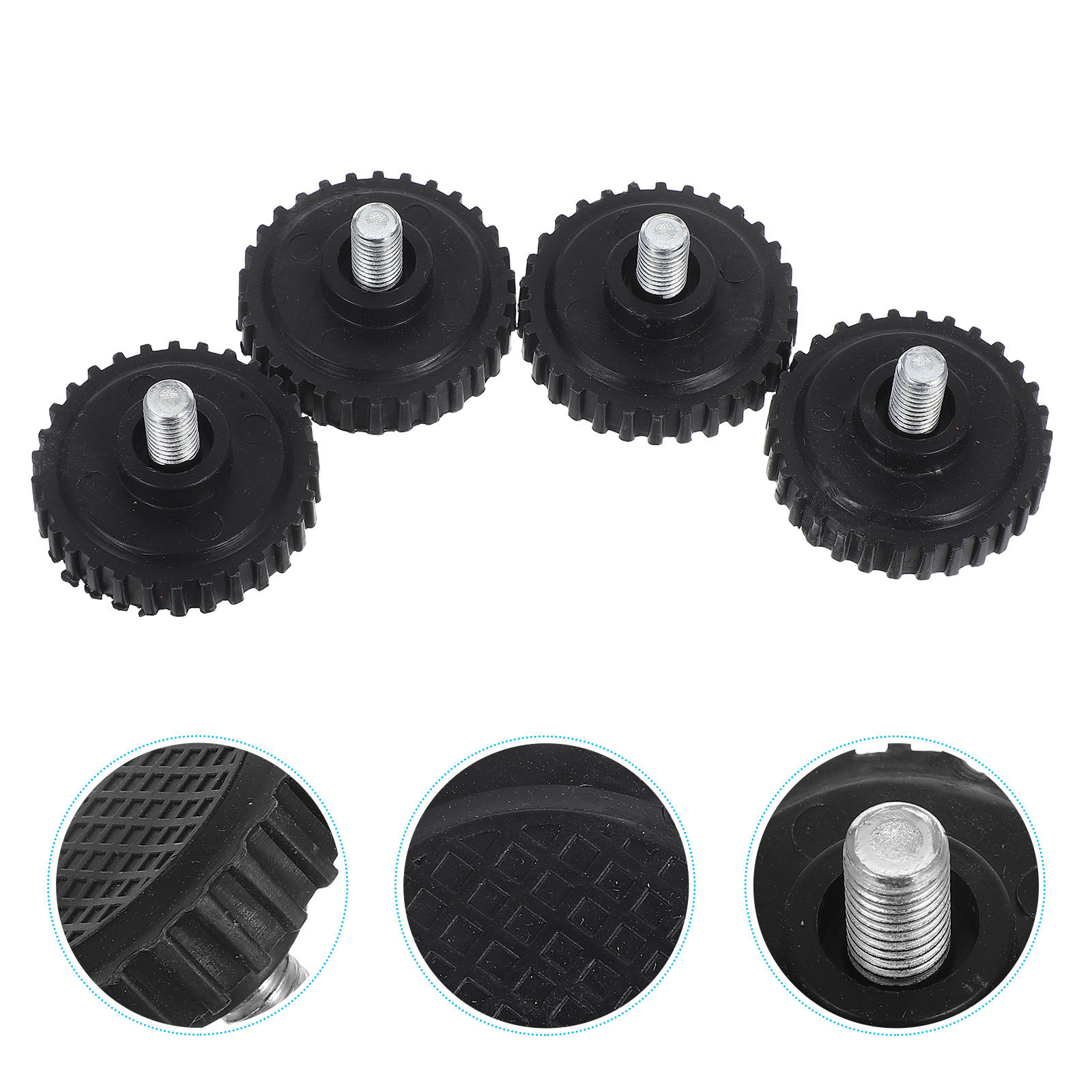 Body Jewelry Kitchener - 4 Pezzi Piedini Universali in Acciaio