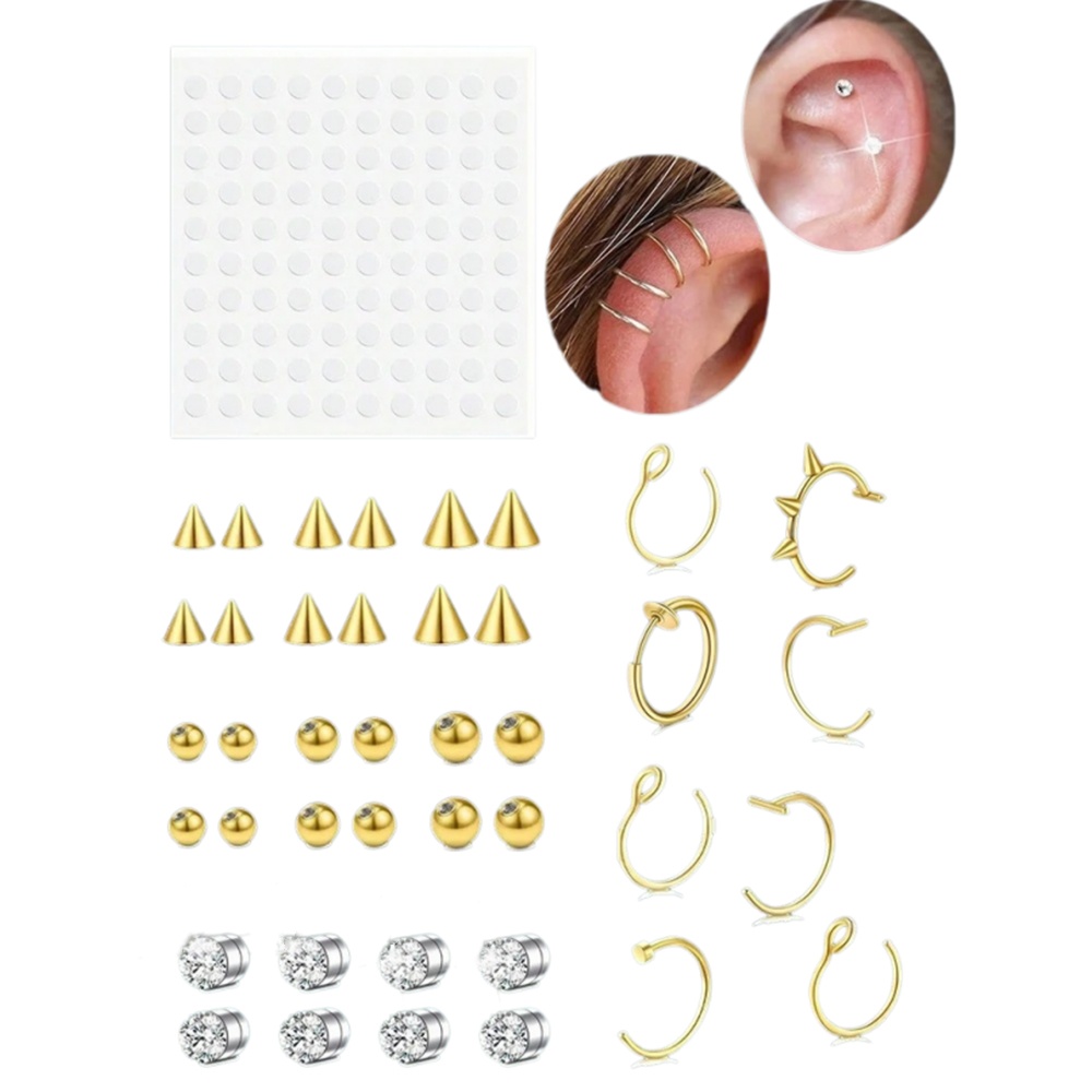 Body Jewelry Rings - Anelli per naso finti, septum finto