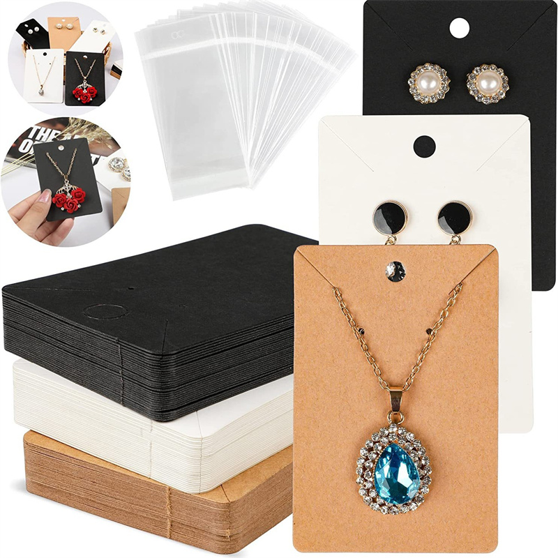 Body Jewelry Holder - 50 carte vuote per gioielli, orecchini,