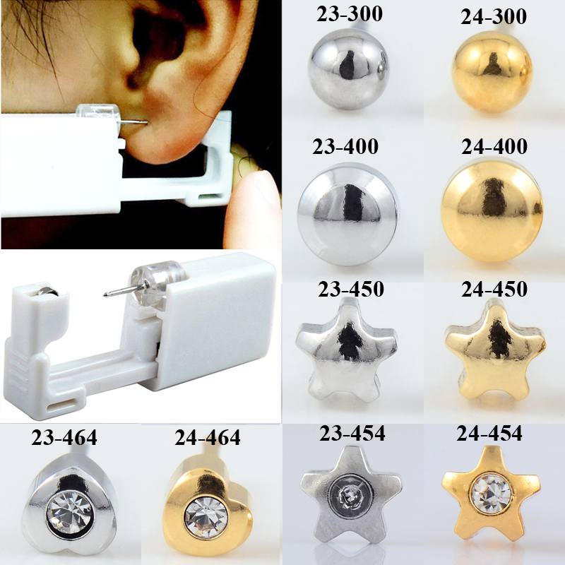Body Jewelry Display Case - 24 pz/scatola No Pain Ear Piercing