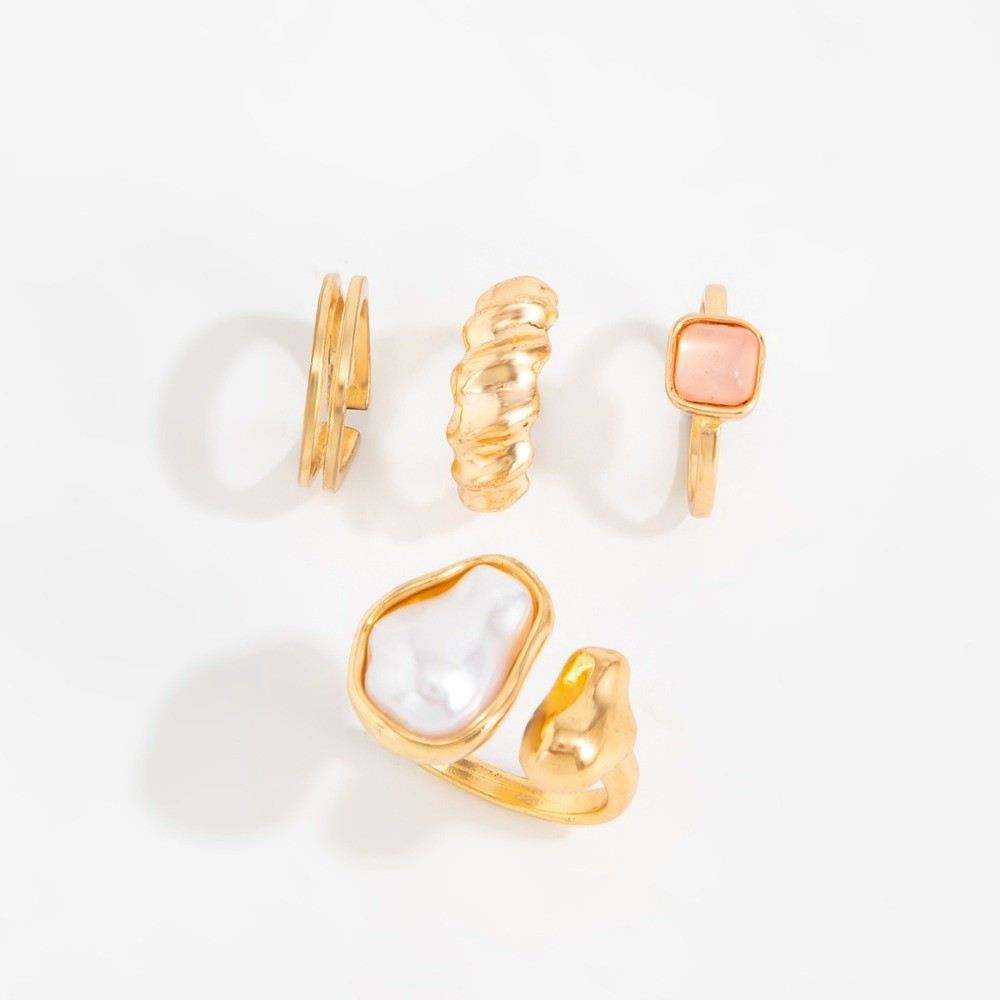 Body Jewelry Rings - Set di anelli da piede con
