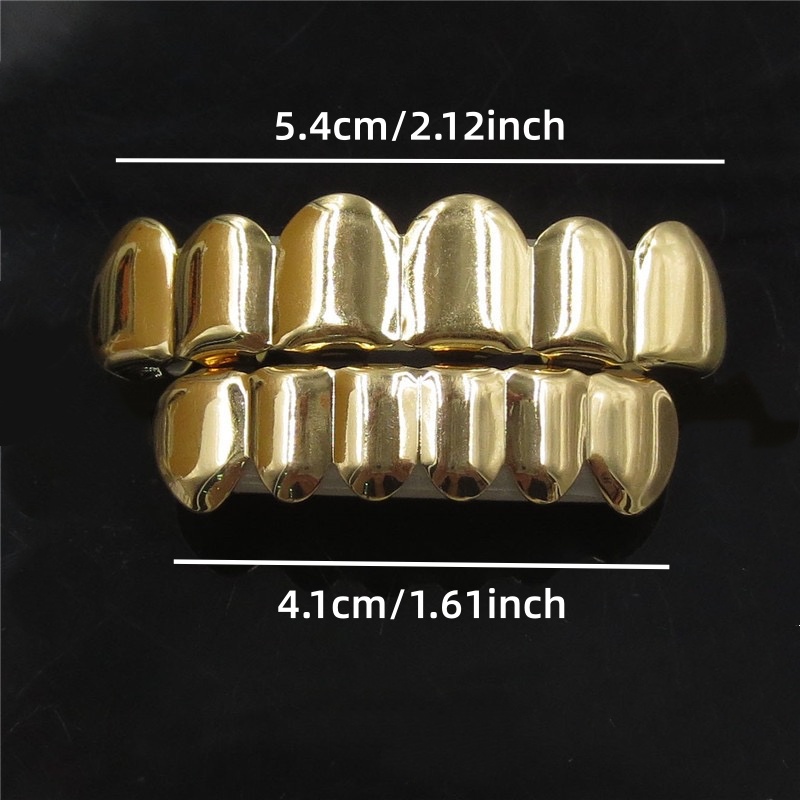 Set di Grillz per Denti Placca - Body Jewelry Real Gold recensione e prezzo