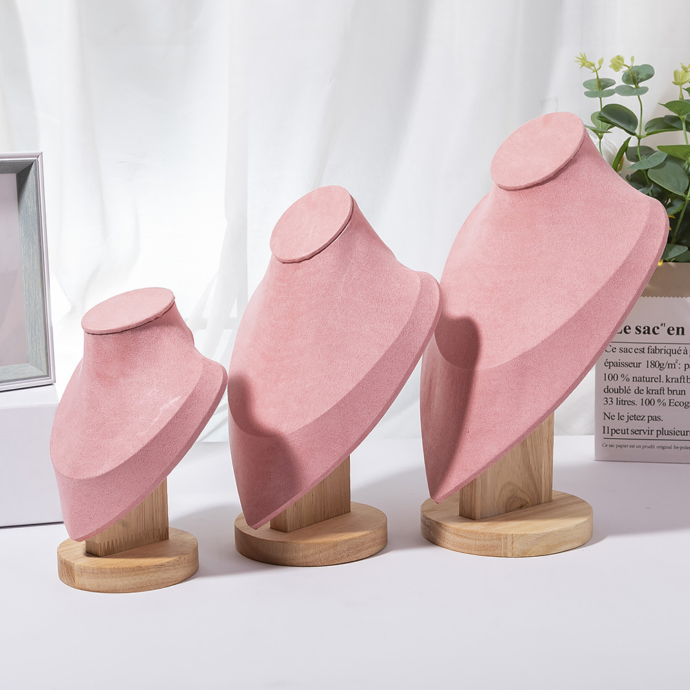 1pc manichino in legno busto c - Body Jewelry Holder recensione e prezzo