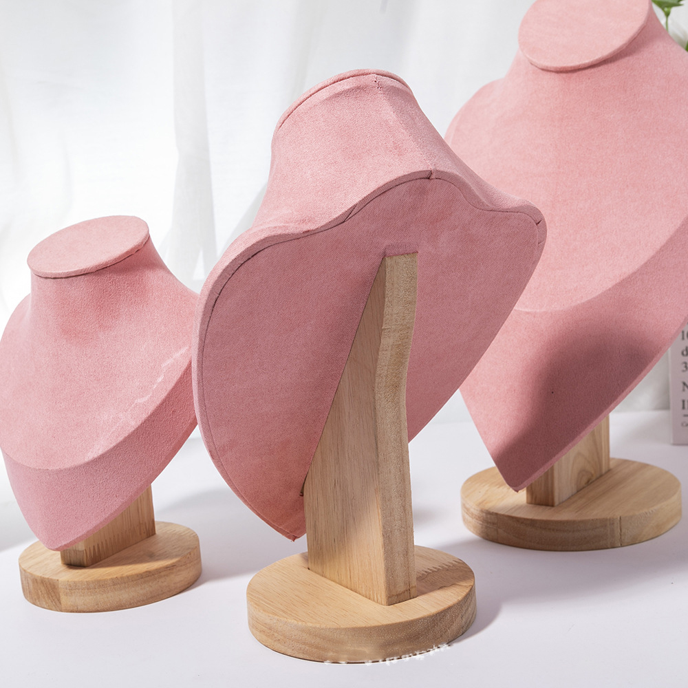 1pc manichino in legno busto c - Body Jewelry Holder recensione e prezzo