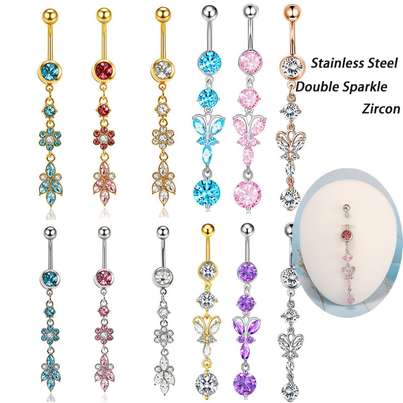 1 pz Piercing per Ombelico a S - Body Jewelry Co recensione e prezzo