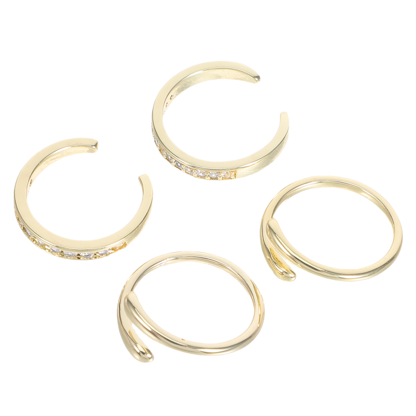 4 pezzi anelli per le dita dei - Body Jewelry Rings recensione e prezzo