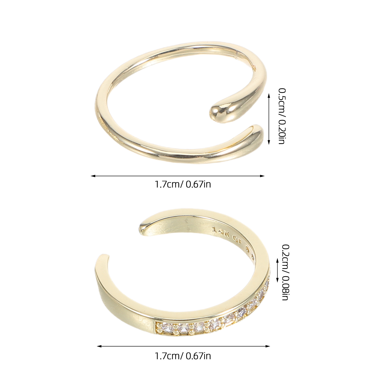 4 pezzi anelli per le dita dei - Body Jewelry Rings recensione e prezzo