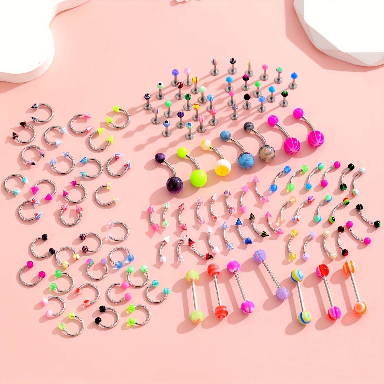 45/80/110 pezzi stili misti in - Body Jewelry Display Case recensione e prezzo