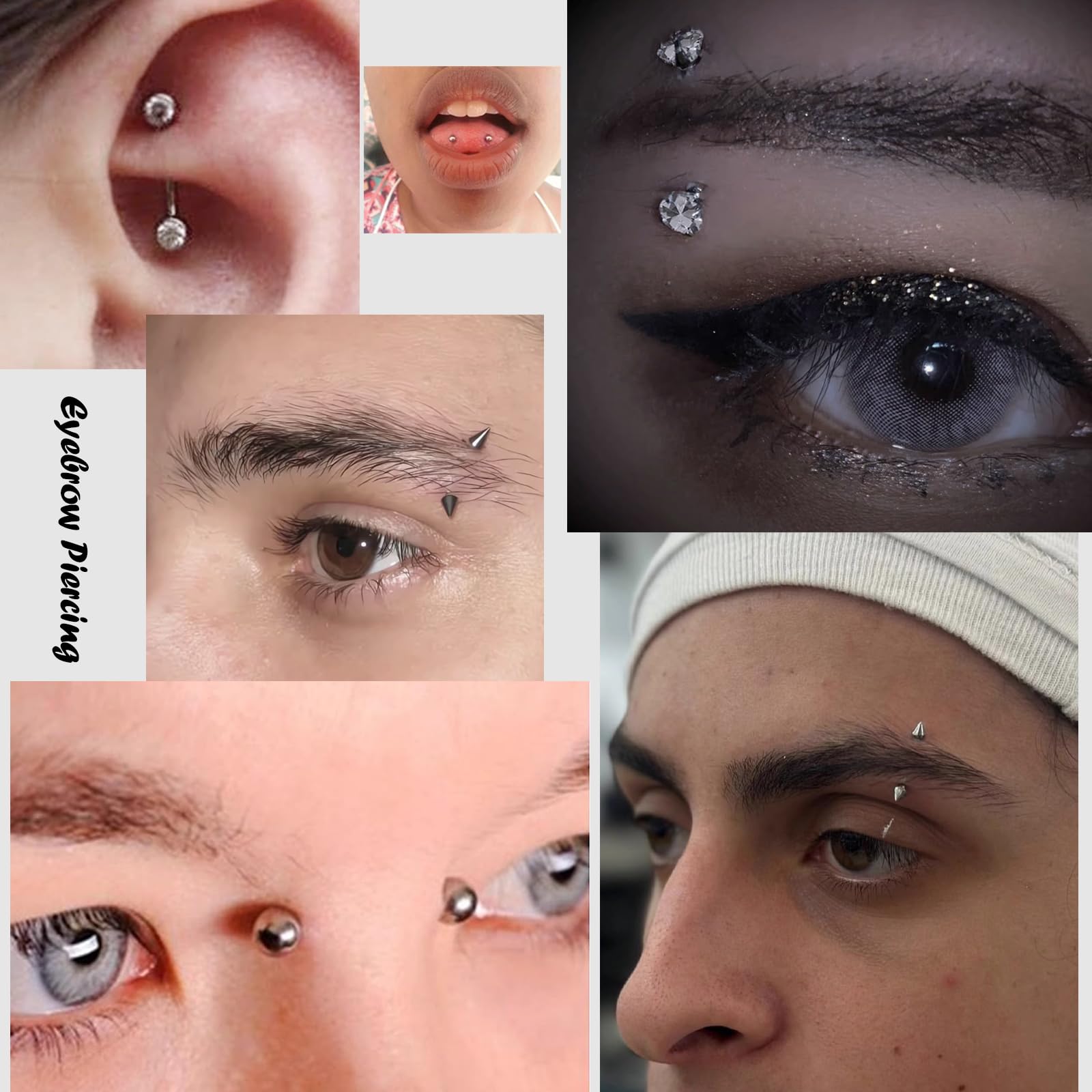 24pcs 16G sopracciglia anello  - Rook Curved Barbell recensione e prezzo