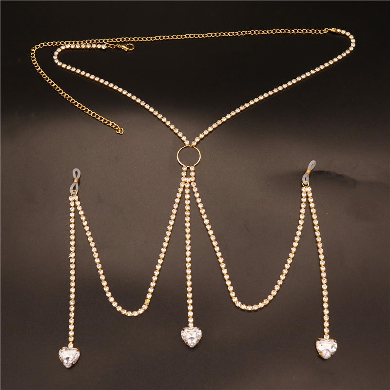 2023 nuova moda cuore bianco c - Body Chain Jewelry recensione e prezzo