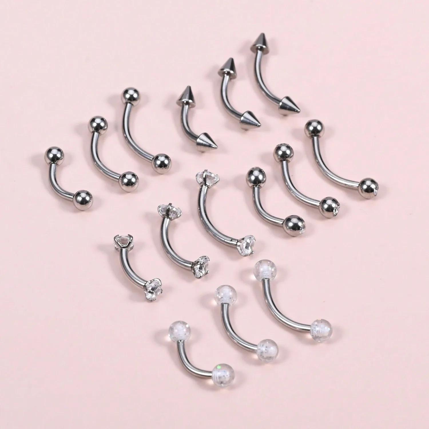 15 Pezzi 16g Gioielli per Pier - Rook Curved Barbell recensione e prezzo