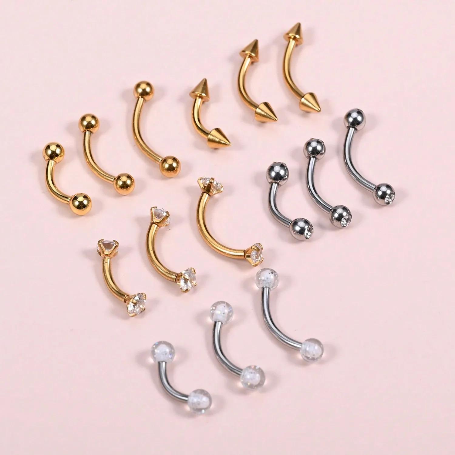 15 Pezzi 16g Gioielli per Pier - Rook Curved Barbell recensione e prezzo