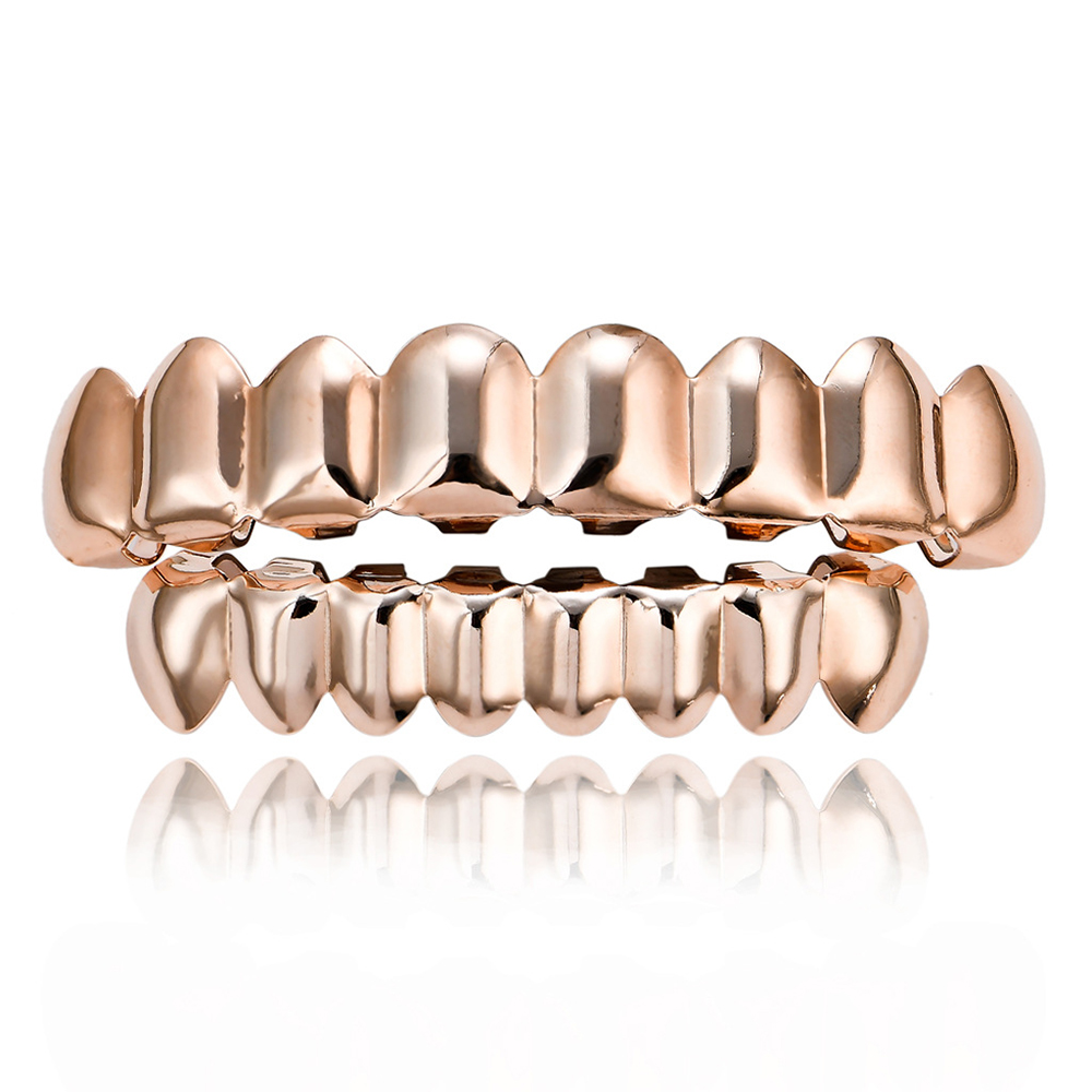 Bretelle in oro Hip Hop denti  - Body Jewelry Real Gold recensione e prezzo