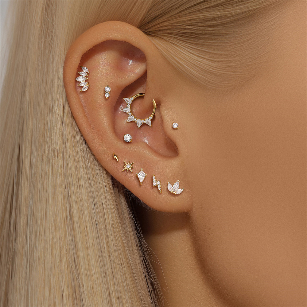 AIDE Reale 14K Colori Oro Sóli - Body Jewelry Real Gold recensione e prezzo
