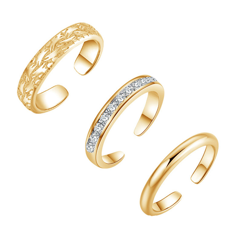 Trio Set Anelli per le dita de - Body Jewelry Rings recensione e prezzo