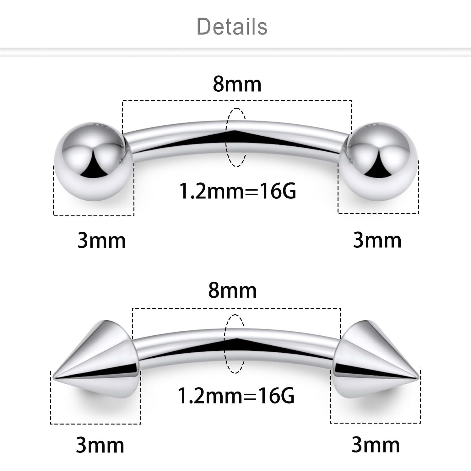 4pcs Set Titanio curvo Barbell - Rook Curved Barbell recensione e prezzo