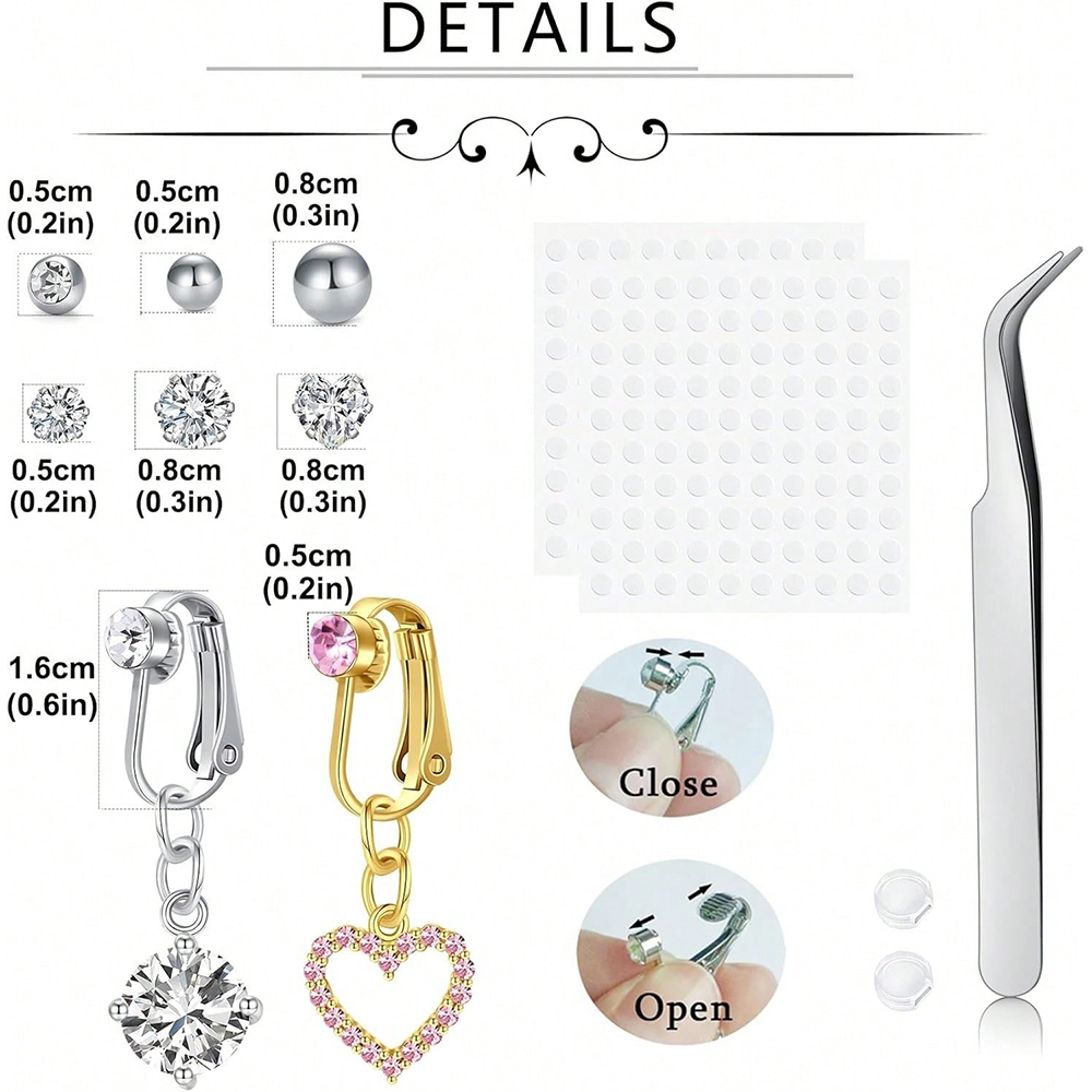 Piercing Finto per Ombelico Do - Body Jewelry Rings recensione e prezzo