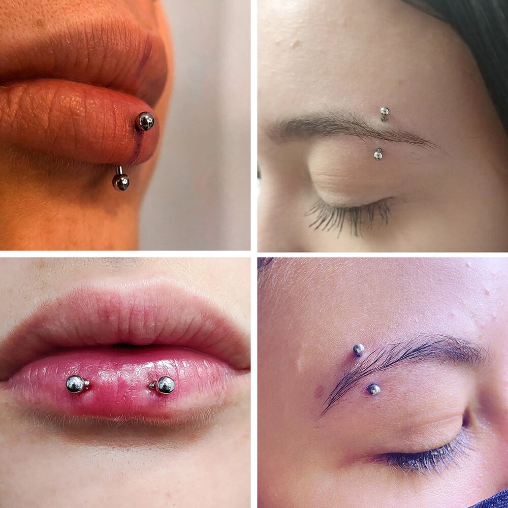 1Pc Titanio Piercing Curvo Bil - Rook Curved Barbell recensione e prezzo