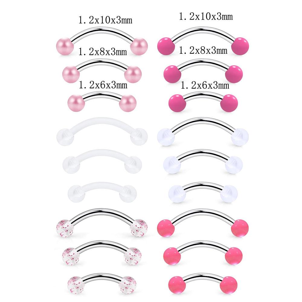 Set da 1/18 Pezzi 16G 6/8/10mm - Rook Curved Barbell recensione e prezzo